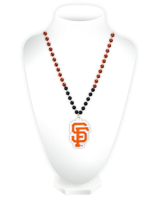 San Francisco Giants Beads Medallion Mardi Gras Necklace - ToylandEU