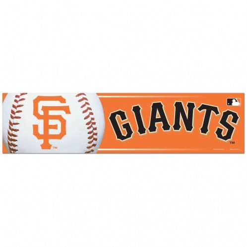 San Francisco Giants Bumper Sticker Three by Twelve Inches - ToylandEU