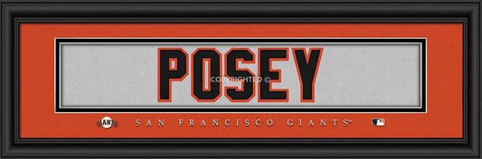  San Francisco Giants Buster Posey Jersey Print 8x24 Framed -  ToylandEU™