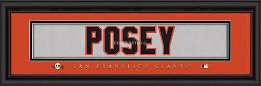  San Francisco Giants Buster Posey Jersey Print 8x24 Framed -  ToylandEU™