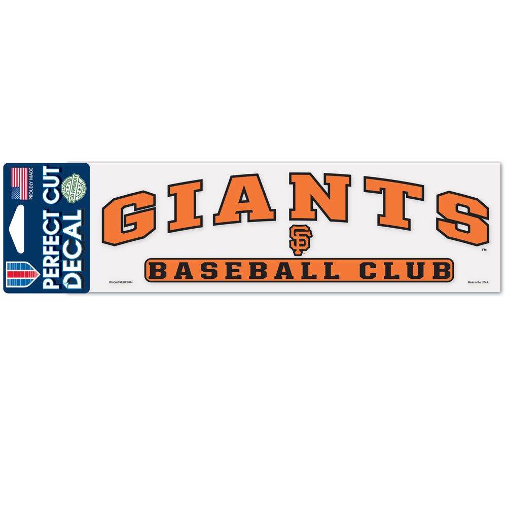 San Francisco Giants Decal 3x10 Perfect Cut Color Outdoor - ToylandEU