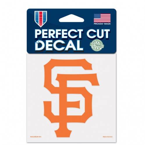 San Francisco Giants Decal 4x4 Perfect Cut Color Vinyl - ToylandEU