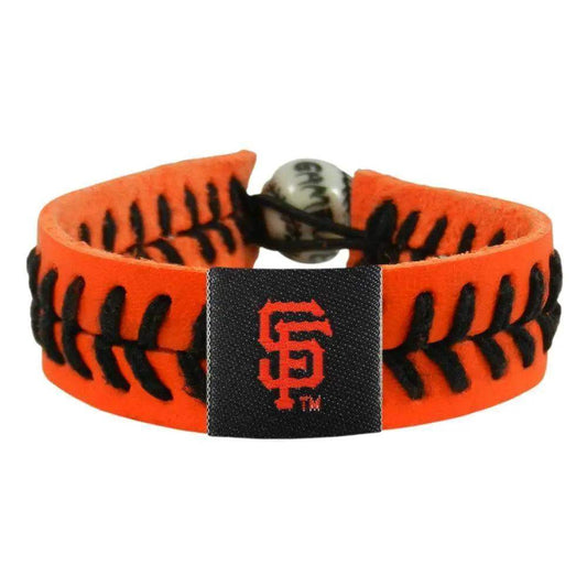  San Francisco Giants Leather Bracelet Team Color Orange Bead -  ToylandEU™
