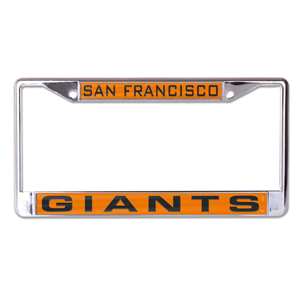 San Francisco Giants License Plate Frame Inlaid Chrome - ToylandEU