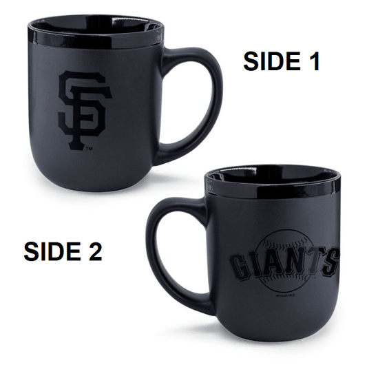 San Francisco Giants Matte Black 17oz Ceramic Coffee Mug - ToylandEU