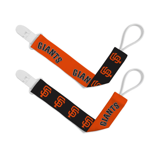 San Francisco Giants Pacifier Clips Set Of Two Pack - ToylandEU