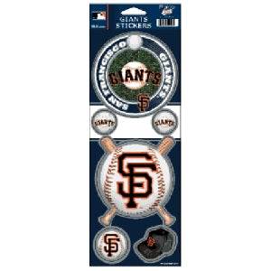 San Francisco Giants Prismatic Stickers Sheet 4x12 Die Cut - ToylandEU