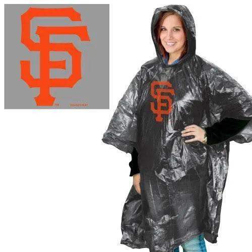 San Francisco Giants Rain Poncho One Size Lightweight - ToylandEU