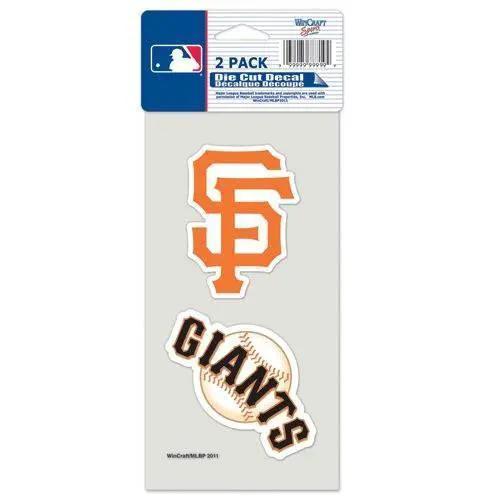  San Francisco Giants Set of 2 Die Cut Decals -  ToylandEU™