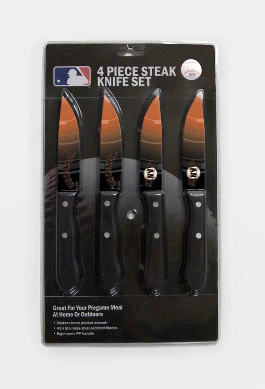  San Francisco Giants Stainless Steel Steak Knife Set 4 Pack -  ToylandEU™