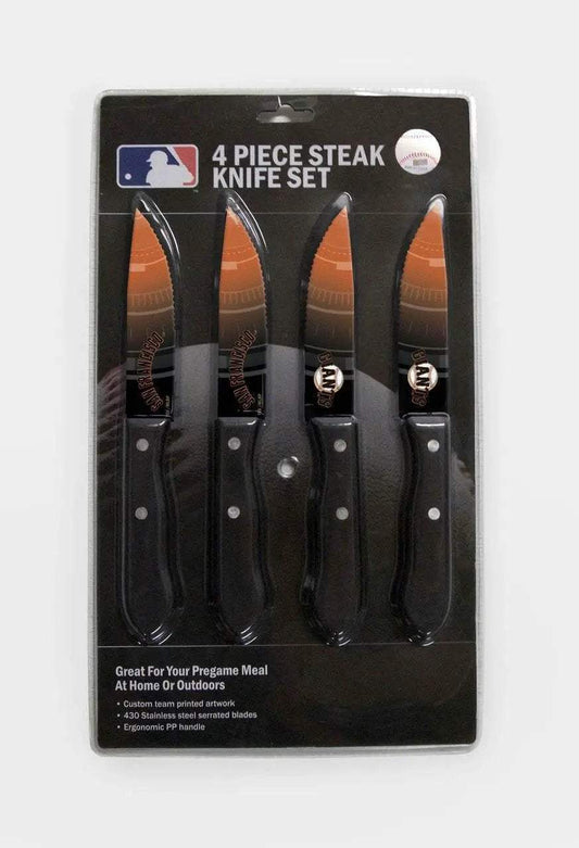  San Francisco Giants Stainless Steel Steak Knife Set 4 Pack -  ToylandEU™