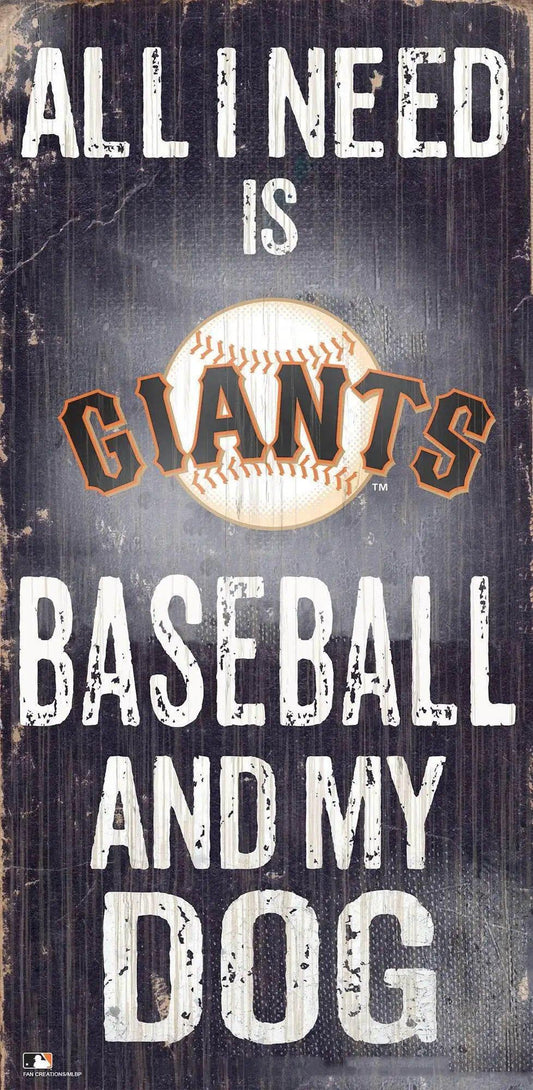  San Francisco Giants Wood Sign 6x12 Baseball Dog Design -  ToylandEU™