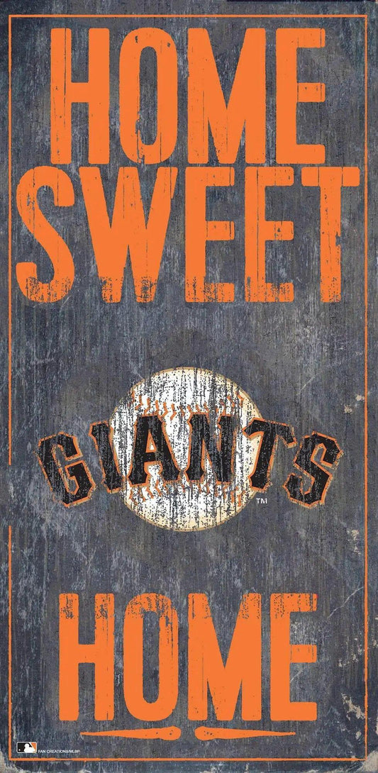  San Francisco Giants Wood Sign 6x12 Home Sweet Home Design -  ToylandEU™