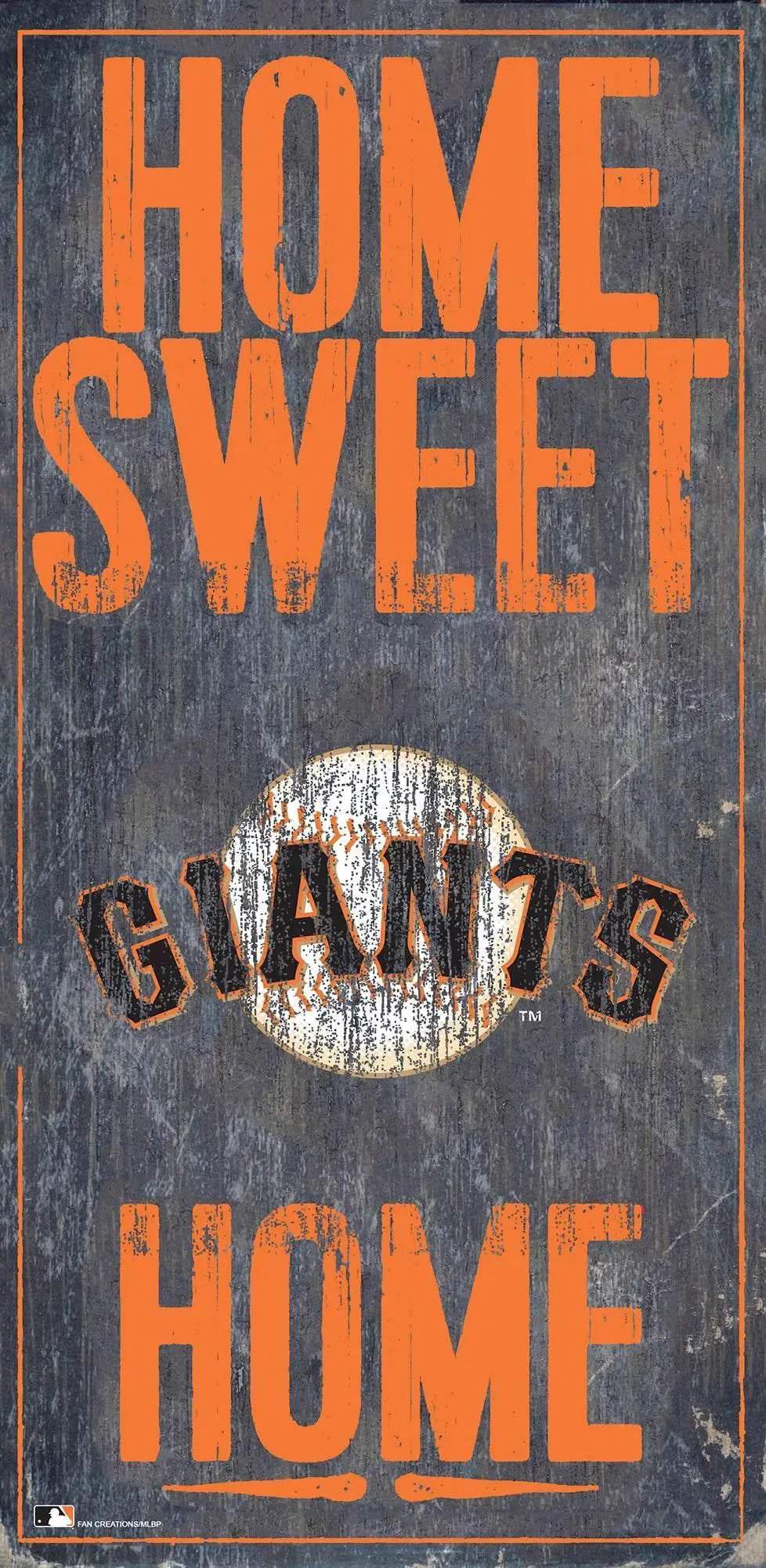 San Francisco Giants Wood Sign 6x12 Home Sweet Home Design - ToylandEU