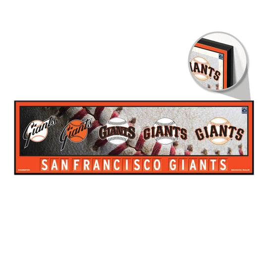 San Francisco Giants Wood Sign 9x30 Evolution Edition - ToylandEU