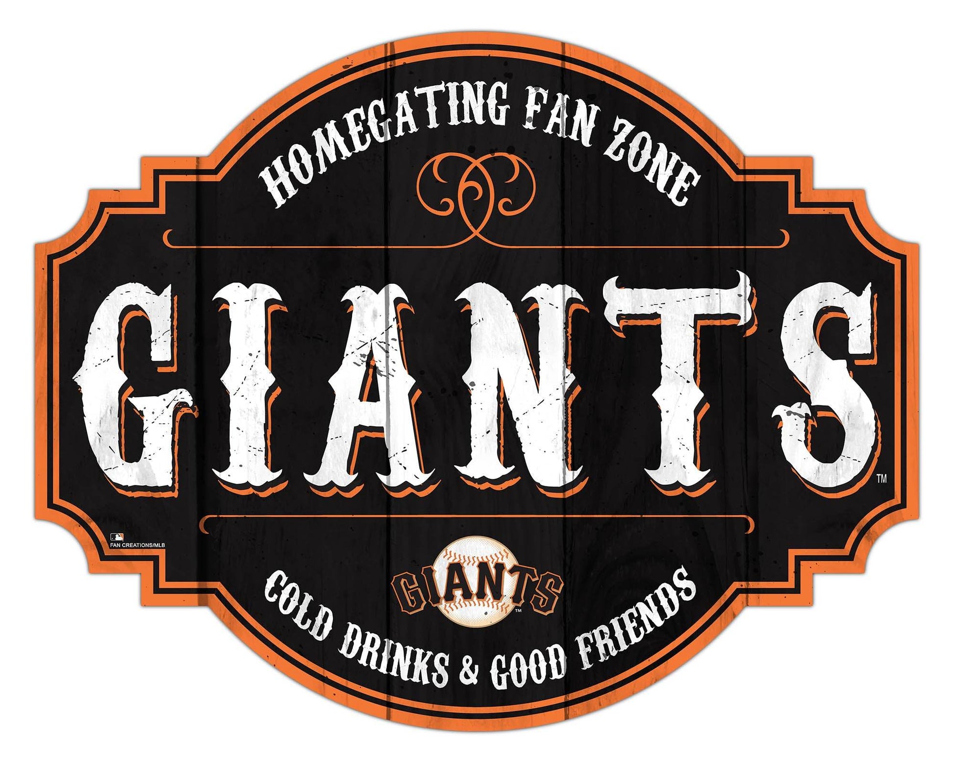 San Francisco Giants Wood Tavern Sign 12 Inch Homegating - ToylandEU