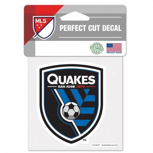San Jose Earthquakes 4x4 Perfect Cut Color Vinyl Decal - ToylandEU