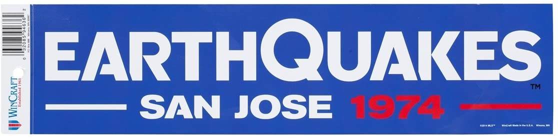 San Jose Earthquakes Decal 3x12 Bumper Strip Special Order - ToylandEU