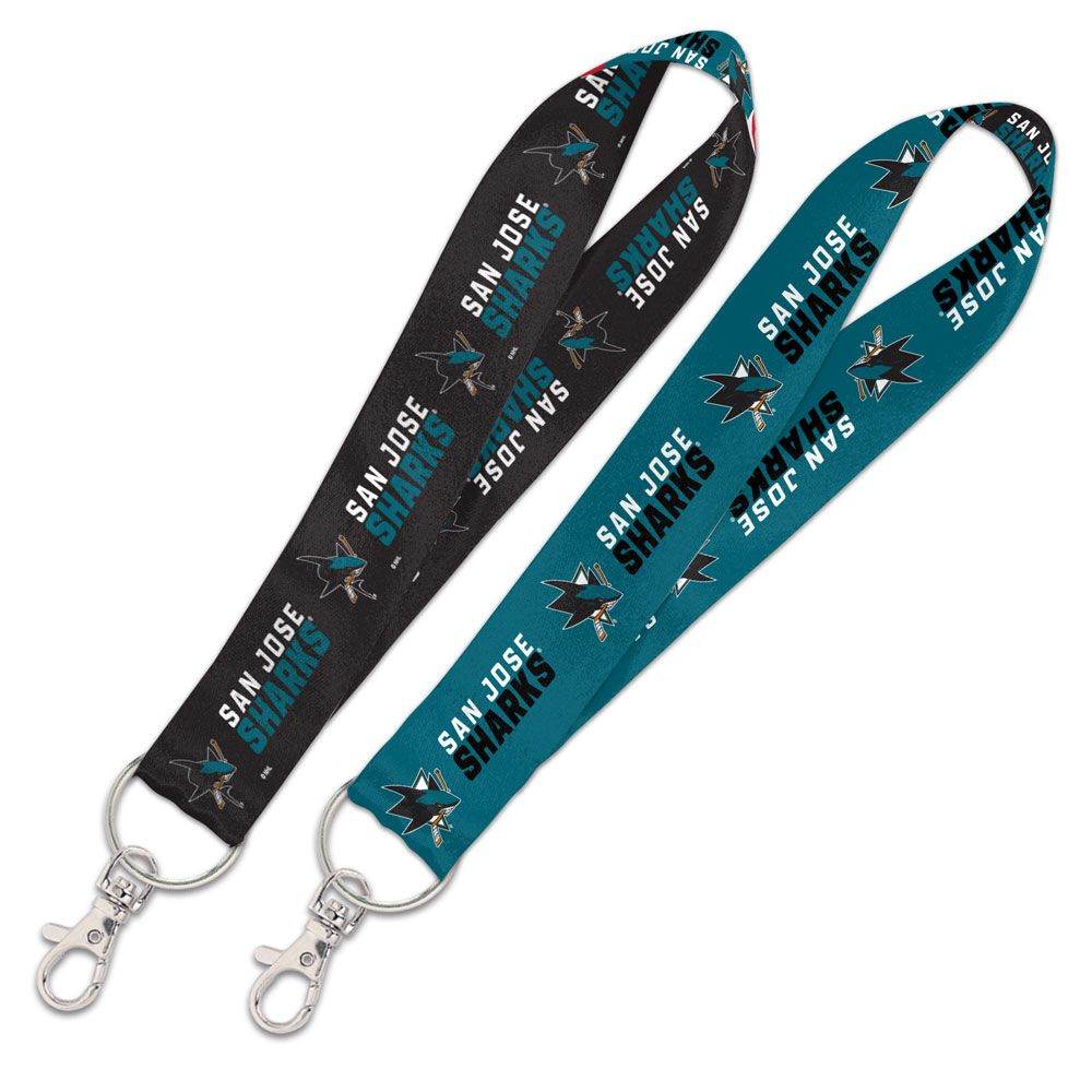 San Jose Sharks 1 Inch Official Lanyard Key Strap Licensed - ToylandEU