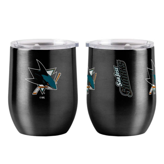  San Jose Sharks 16oz Travel Tumbler Ultra Curved Special -  ToylandEU™