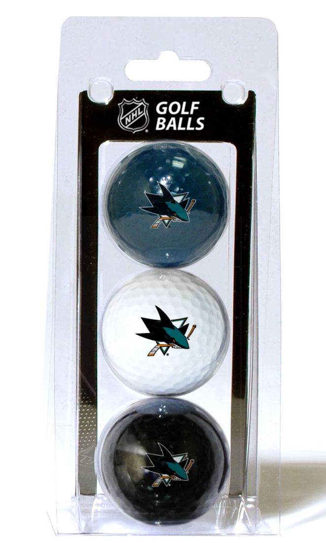San Jose Sharks 3 Pack Golf Balls Special Order Team Golf - ToylandEU