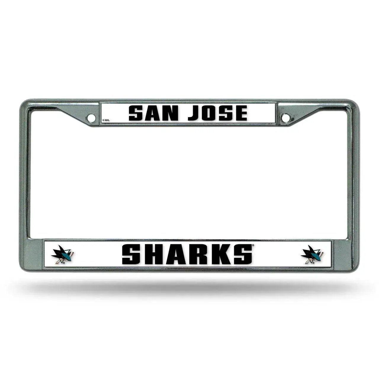 San Jose Sharks Chrome License Plate Frame Rico Industries -  ToylandEU™