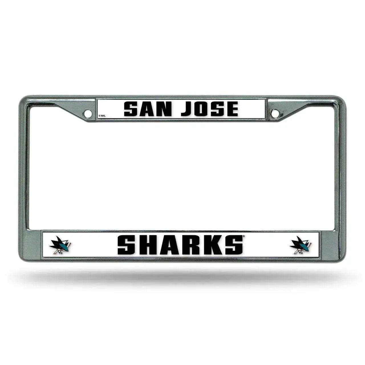  San Jose Sharks Chrome License Plate Frame Rico Industries -  ToylandEU™