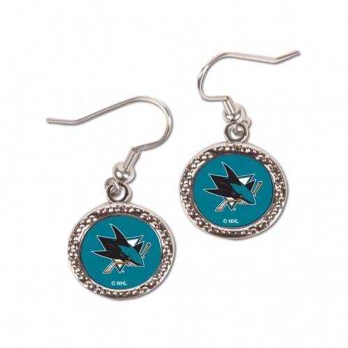 San Jose Sharks Earrings Officially Licensed NHL Logo - ToylandEU