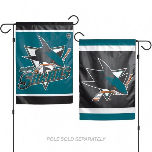San Jose Sharks Garden Flag 12x18 Two Sided Special Order - ToylandEU