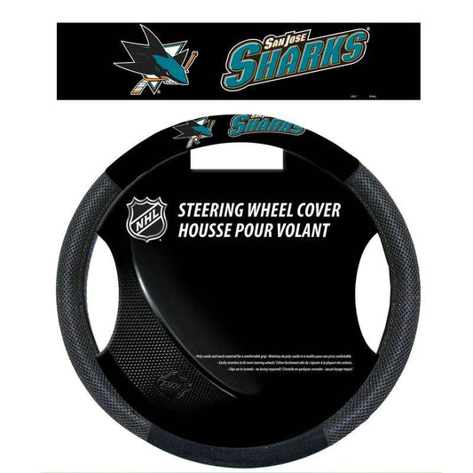 San Jose Sharks Mesh Style Steering Wheel Cover Accessory - ToylandEU