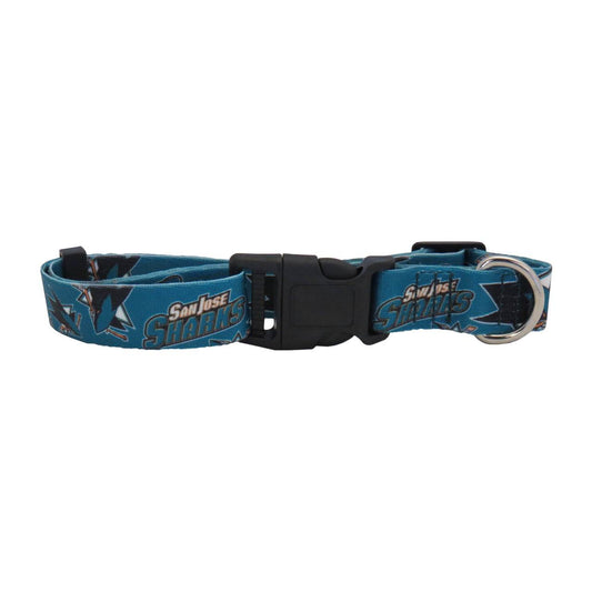San Jose Sharks Pet Collar Size L Colorful Team Logo - ToylandEU