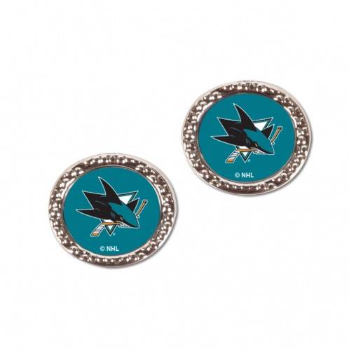 San Jose Sharks Post Style Earrings Officially Licensed - ToylandEU