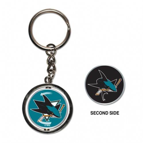 San Jose Sharks Spinner Key Ring NHL Team Accessory - ToylandEU