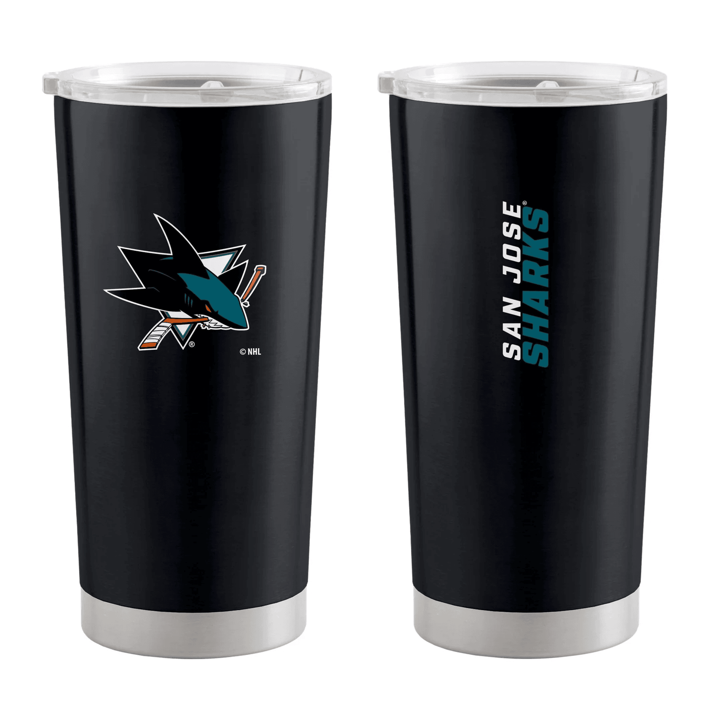 San Jose Sharks Travel Tumbler 20oz Stainless Steel - ToylandEU