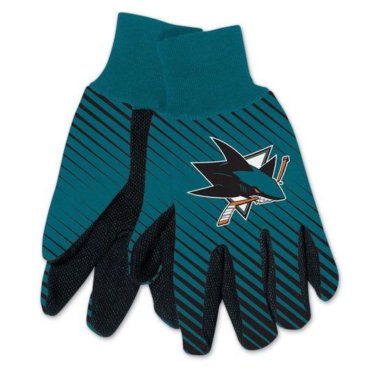 San Jose Sharks Two Tone Style Gloves Adult Size Warm - ToylandEU