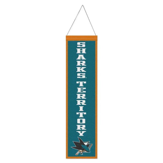  San Jose Sharks Wool Banner 8x32 Heritage Slogan Design -  ToylandEU™