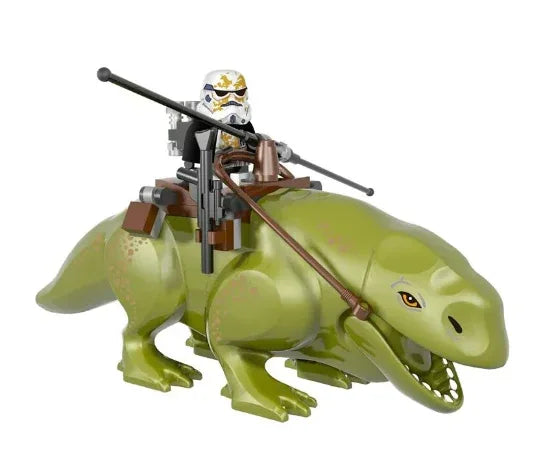 Custom Star Wars Stormtrooper and Dewback Figure Collectible ABS Plastic Figure - ToylandEU