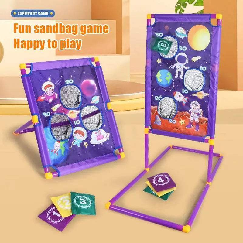 Sandbag Kids Cornhole Throwing Target Plate for Outdoor Team Sports Games - ToylandEU