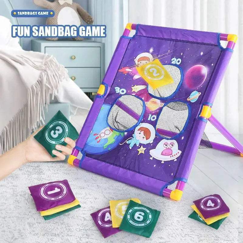 Sandbag Kids Cornhole Throwing Target Plate for Outdoor Team Sports Games - ToylandEU