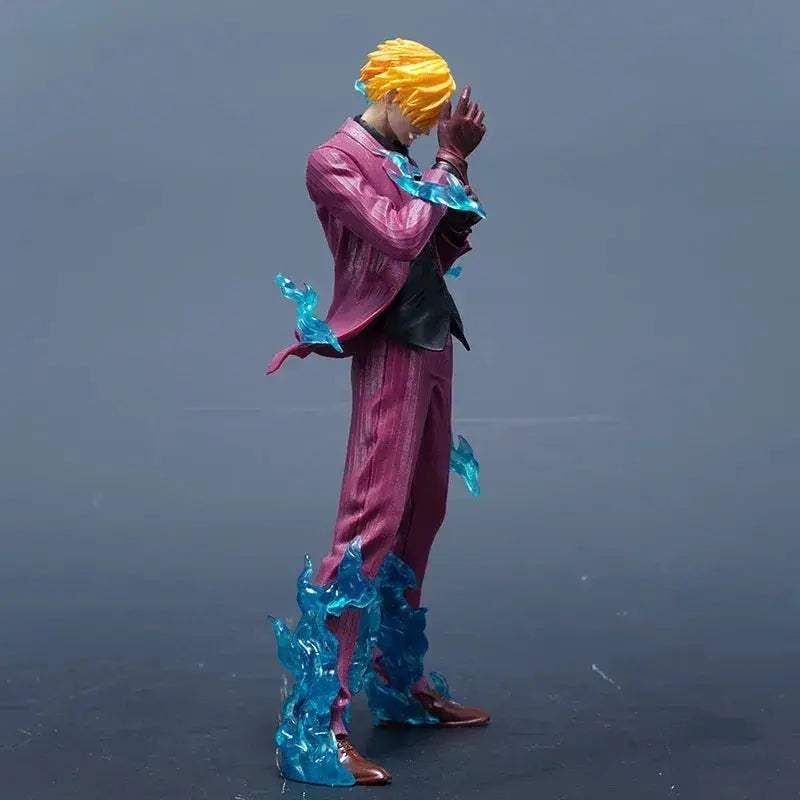 Sanji Vinsmoke Anime Figurine, One Piece Action Figure PVC Statue 24 CM - ToylandEU