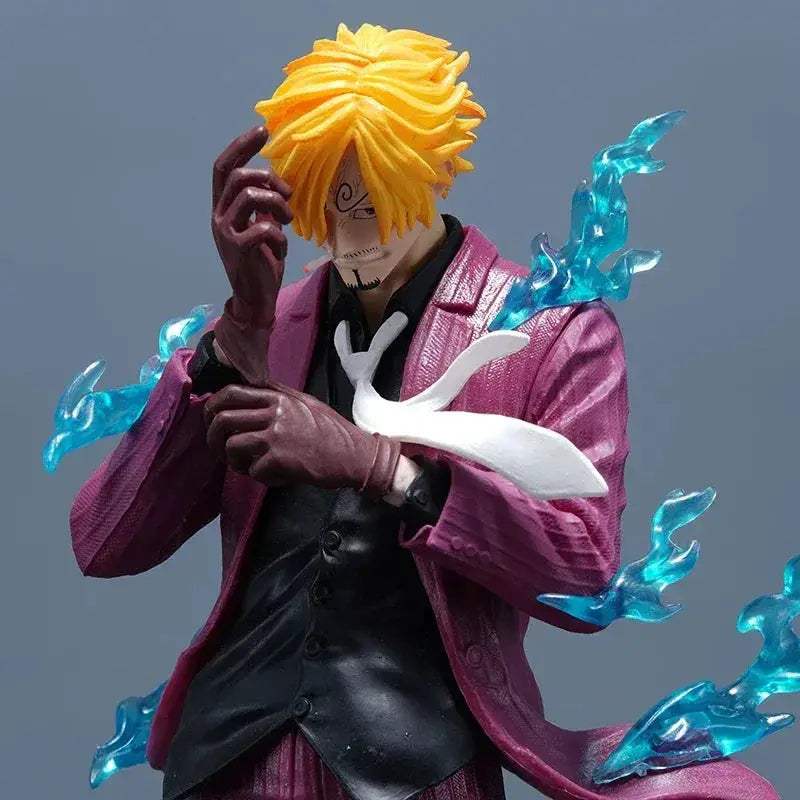 Sanji Vinsmoke Anime Figurine, One Piece Action Figure PVC Statue 24 CM - ToylandEU