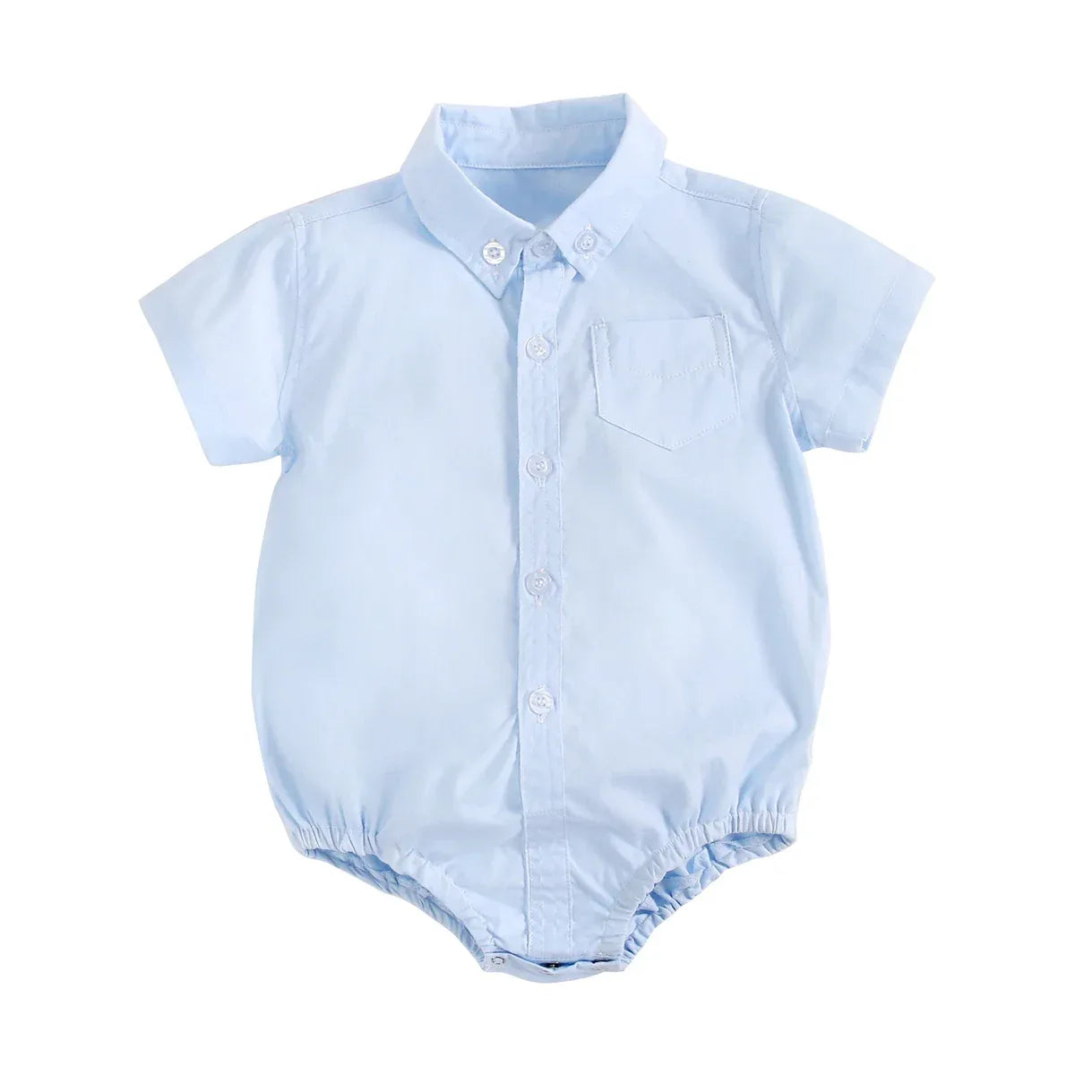 Sanlutoz Cotton Baby Bodysuits Short Sleeve Summer Plaid for Baby Boy - ToylandEU
