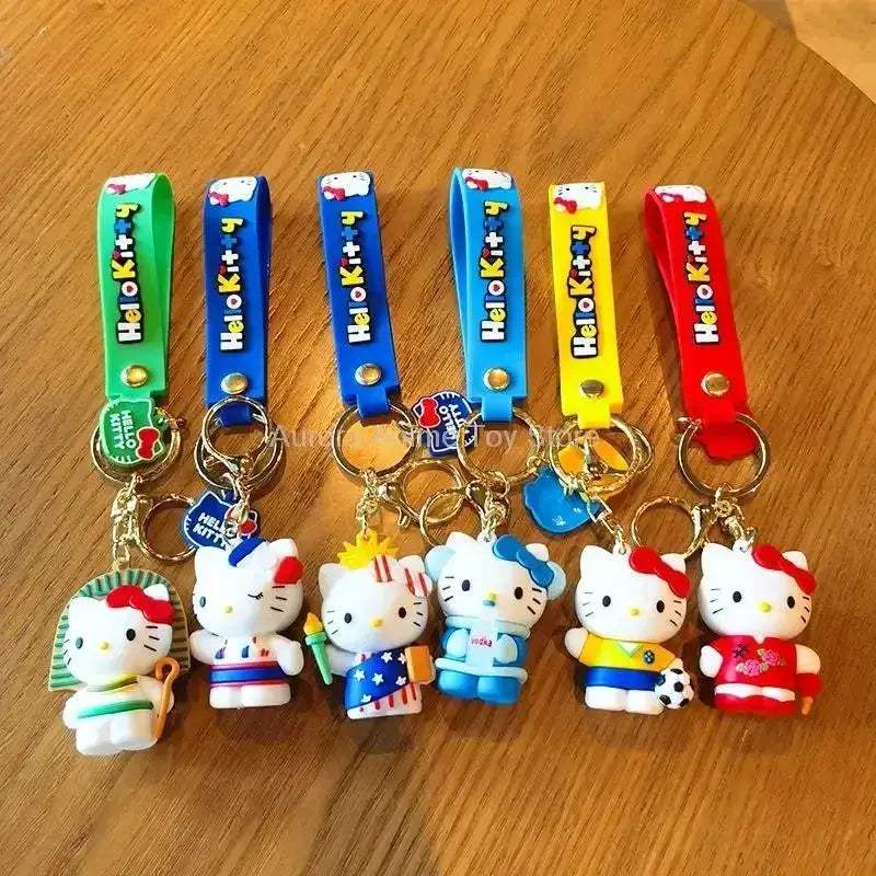 Hello Kitty Keychains Sanrio Kawaii Durable Car Charms - ToylandEU