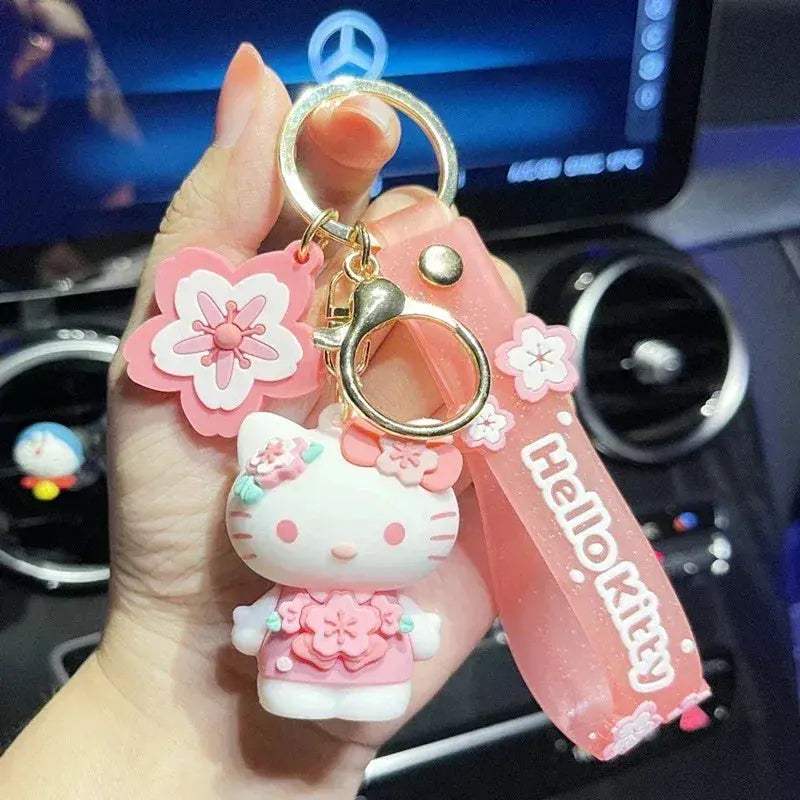 Hello Kitty Keychains Sanrio Kawaii Durable Car Charms - ToylandEU
