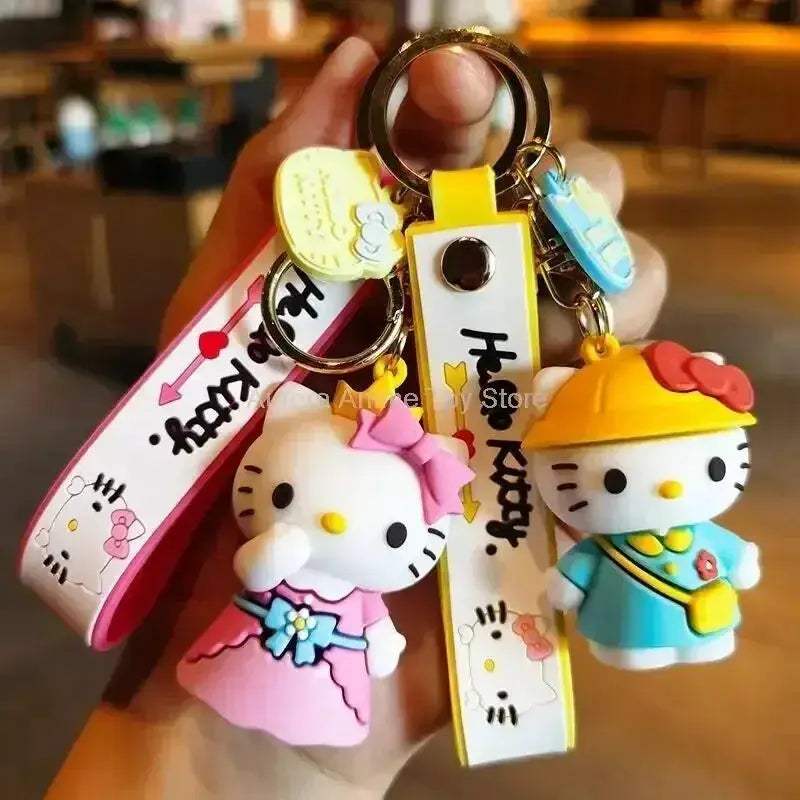 Hello Kitty Keychains Sanrio Kawaii Durable Car Charms - ToylandEU