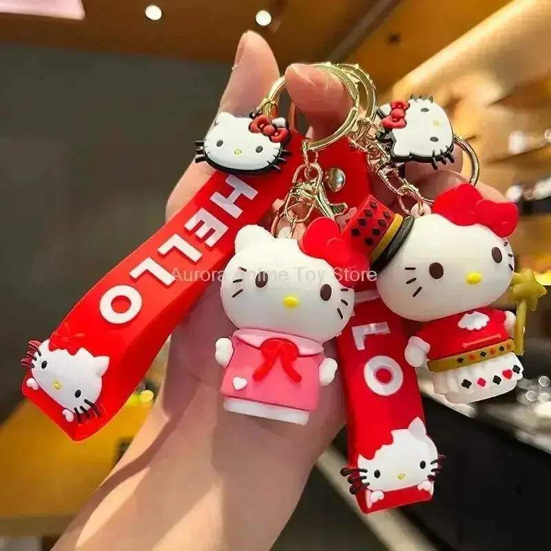 Hello Kitty Keychains Sanrio Kawaii Durable Car Charms - ToylandEU