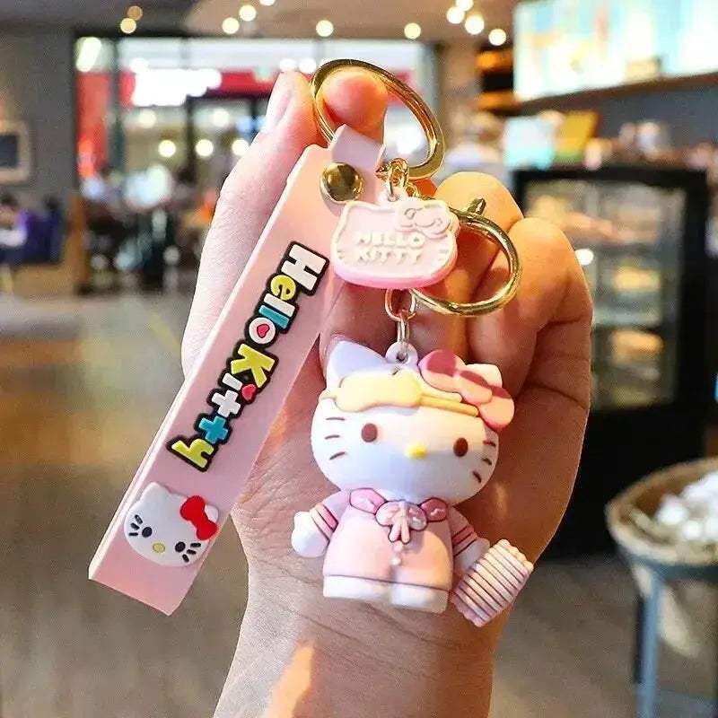 Hello Kitty Keychains Sanrio Kawaii Durable Car Charms - ToylandEU