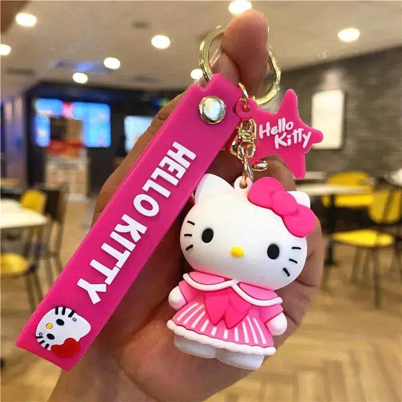 Hello Kitty Keychains Sanrio Kawaii Durable Car Charms - ToylandEU