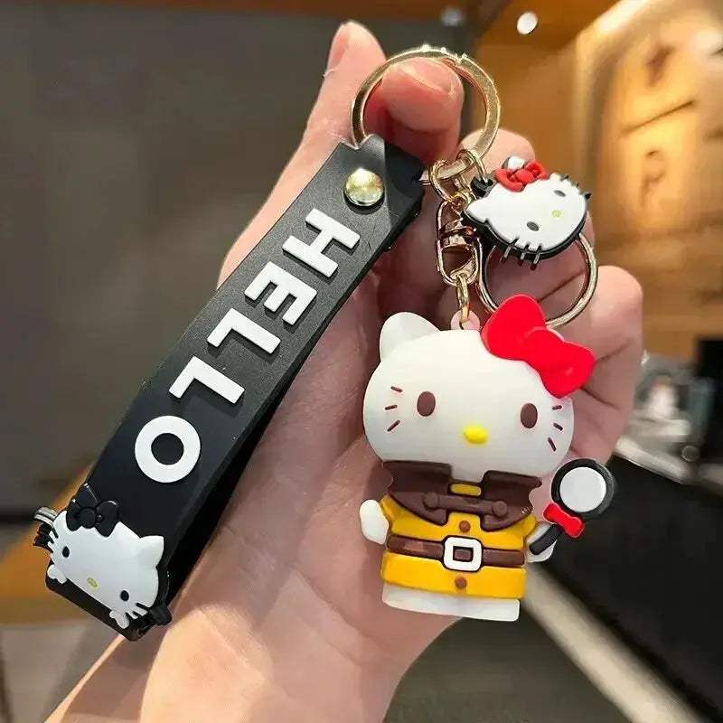 Hello Kitty Keychains Sanrio Kawaii Durable Car Charms - ToylandEU
