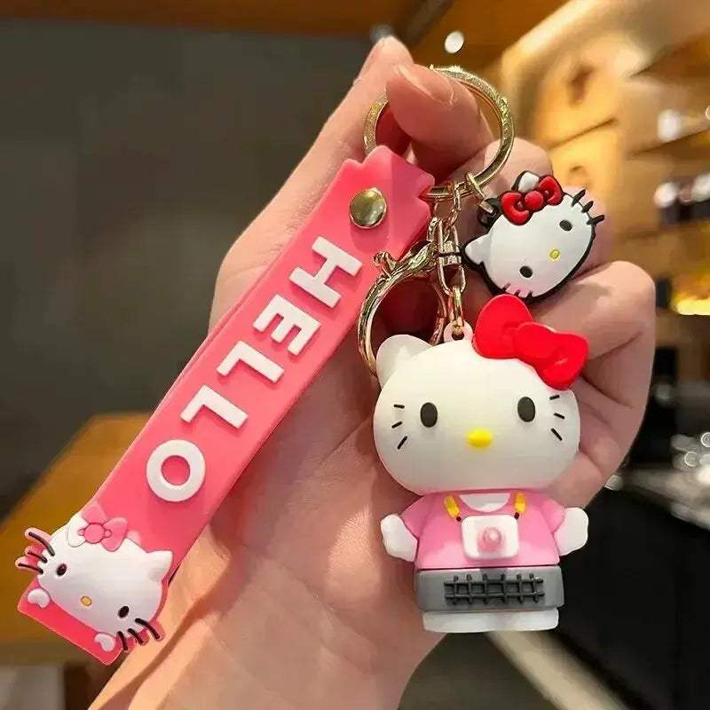 Hello Kitty Keychains Sanrio Kawaii Durable Car Charms - ToylandEU